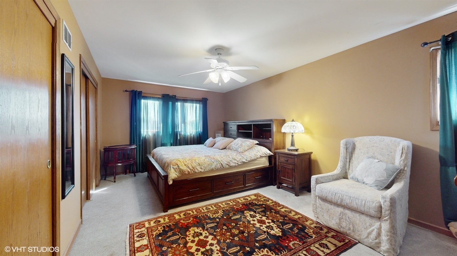 14467 Creekview Drive Orland Park, IL 60467 - Photo 32 of 51 a bedroom with a bed and a couch