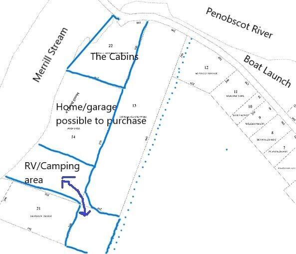 3 Merrill Brook Lane Howland, ME 04448 - Photo 22 of 77 approximate lot layout