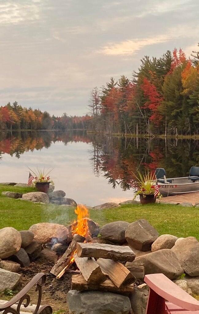 3 Merrill Brook Lane Howland, ME 04448 - Photo 64 of 77 autumn campfire