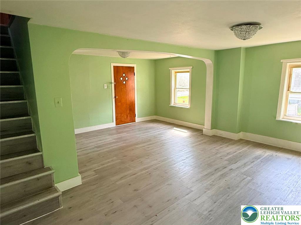 3420 Little Gap Road Palmerton, PA 18071 - Photo 9 of 26 wooden floor in an empty room with a window
