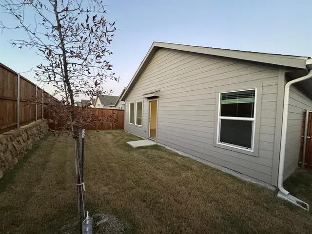 a view of wooden fence