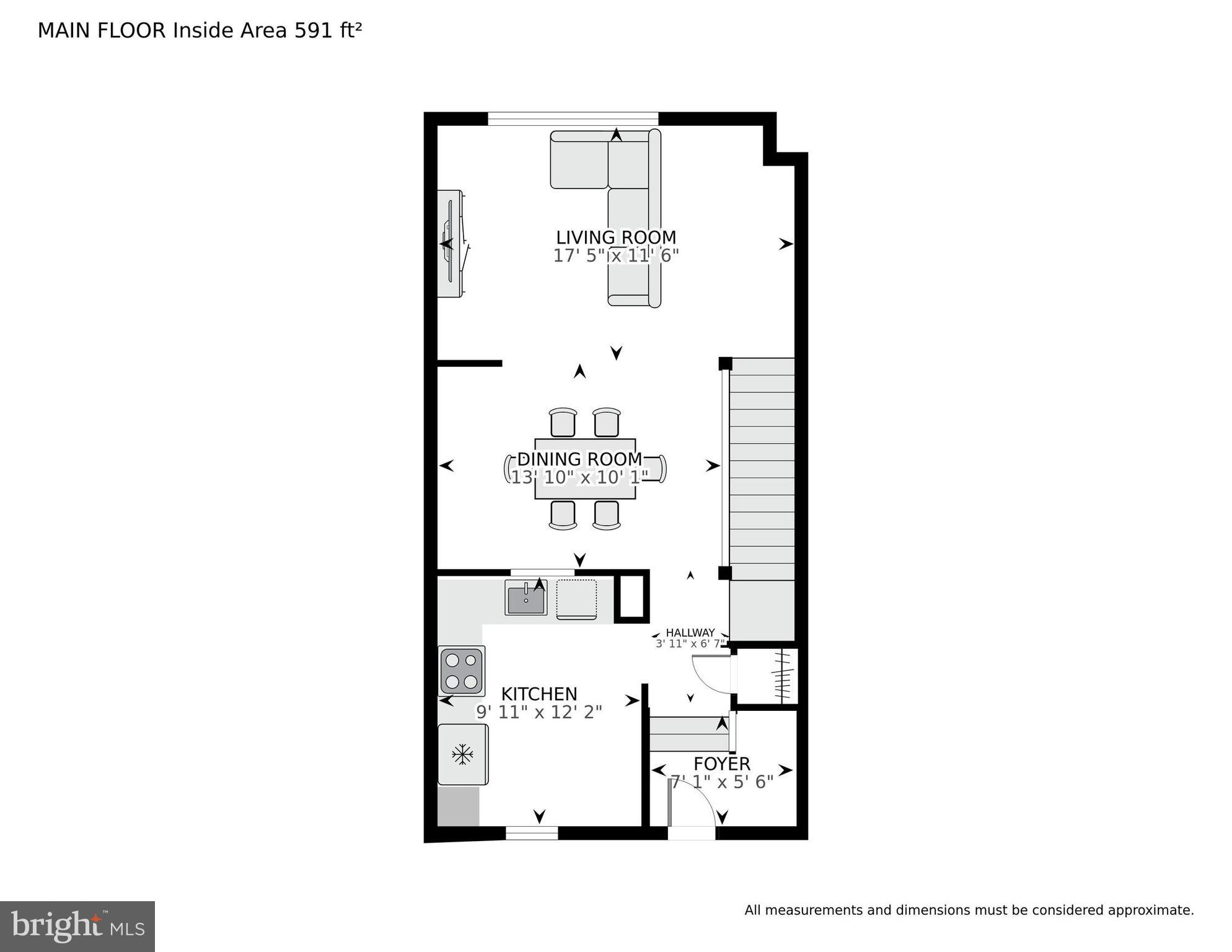 5407 Grove Ridge Way, Unit 98 Rockville, MD 20852 - Photo 26 of 27 Floor Plan - Main Floor