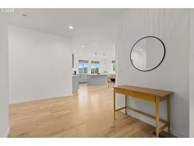 a view of livingroom with furniture and wooden floor