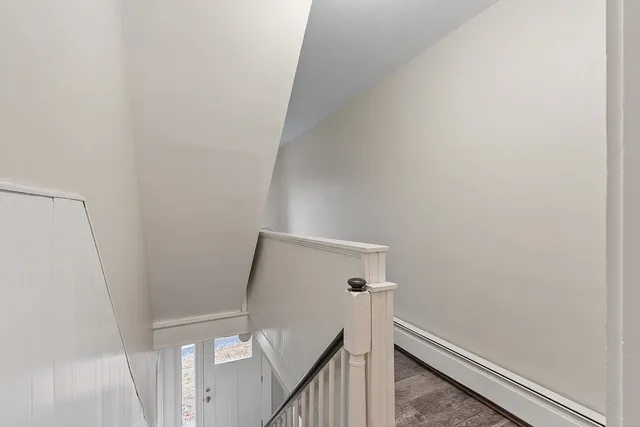 a view of entryway with stairs