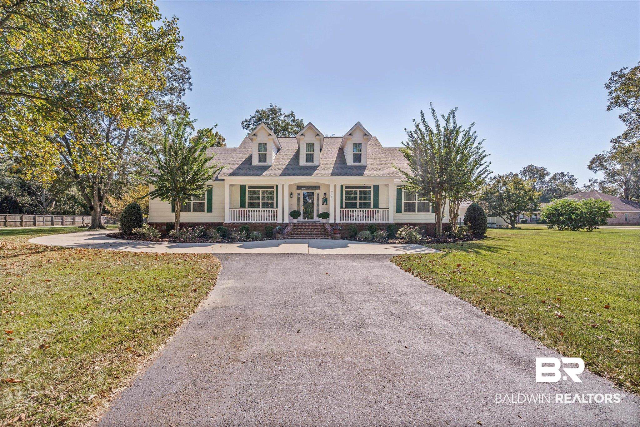 6175 South Grand Bay Wilmer Road Grand Bay, AL 36541 - Photo 32 of 42 Cape cod home with a front lawn and roof with shingles