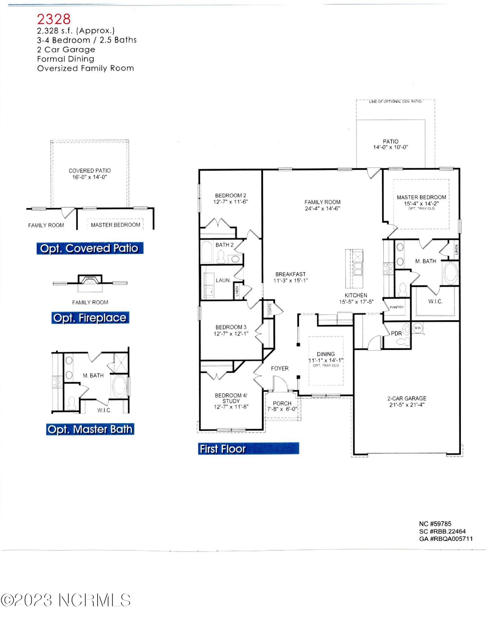 8524 Shallow Crk Trail, Unit 186 Bailey, NC 27807 - Photo 24 of 24 2328 Floor Plan