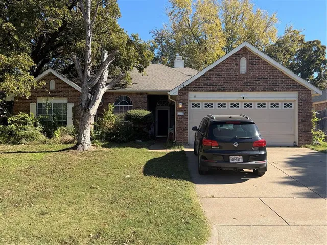 a car parked in front of house