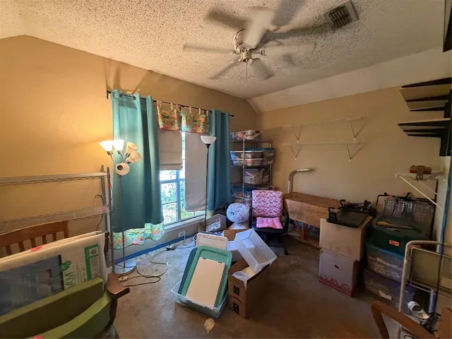 a room with furniture