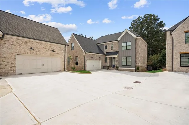 a view of a room with wooden walls