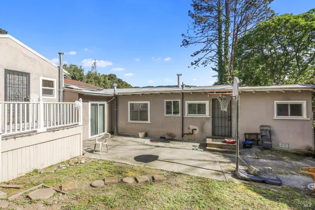 a house view with a sitting space