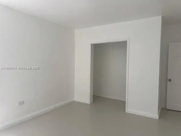 a view of an empty room