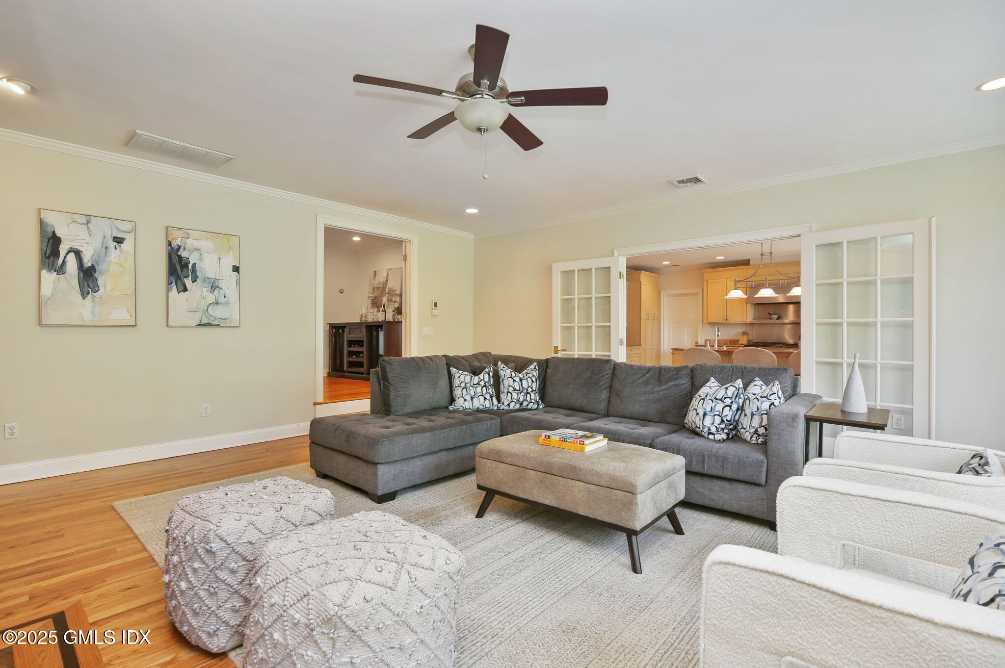 7 Pleasant View Place Old Greenwich, CT 06870 - Photo 6 of 22 a living room with furniture and a large window