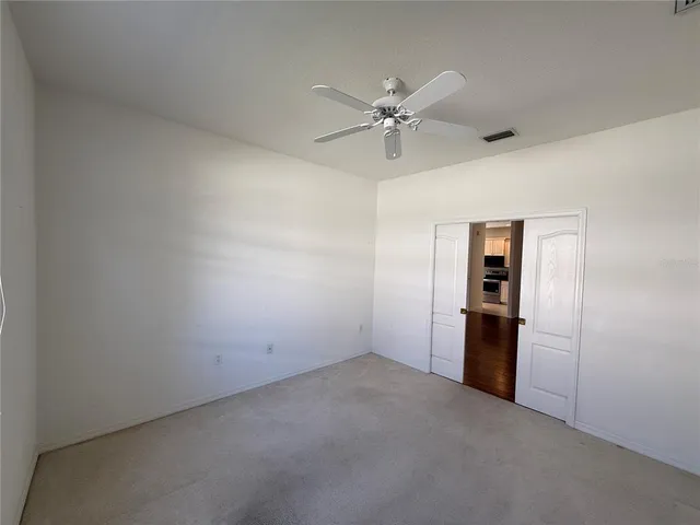 a view of an empty room