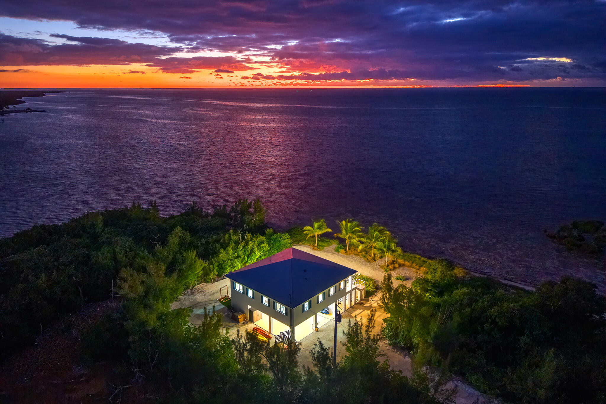 16200 Old State Road, Unit 4A Sugarloaf, FL 33042 - Photo 55 of 61 Twilight (no neighbors in sight!)