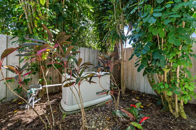 a view of a city with lawn chairs