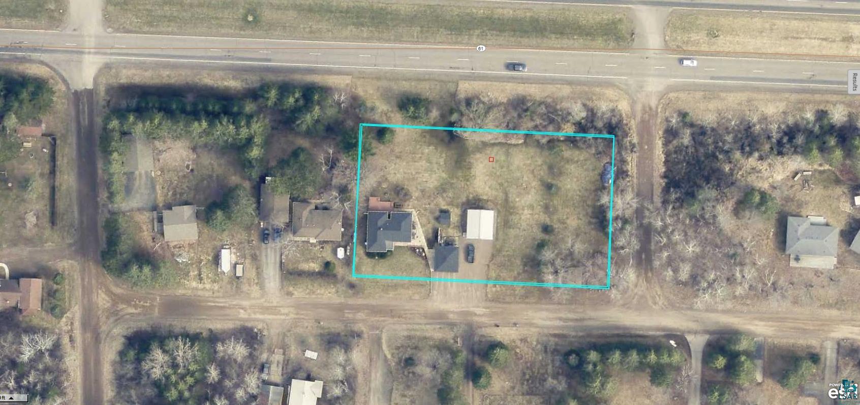 177 Wagon Road Esko, MN 55733 - Photo 60 of 61 Aerial Property View. Displaying the outline and surrounding area of the property