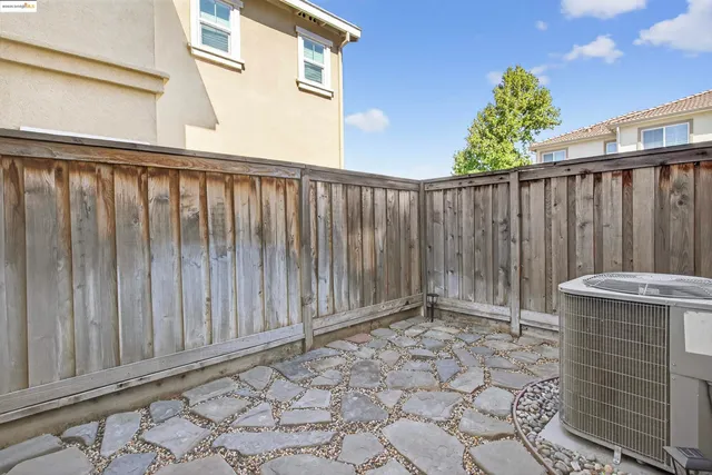a view of wooden fence