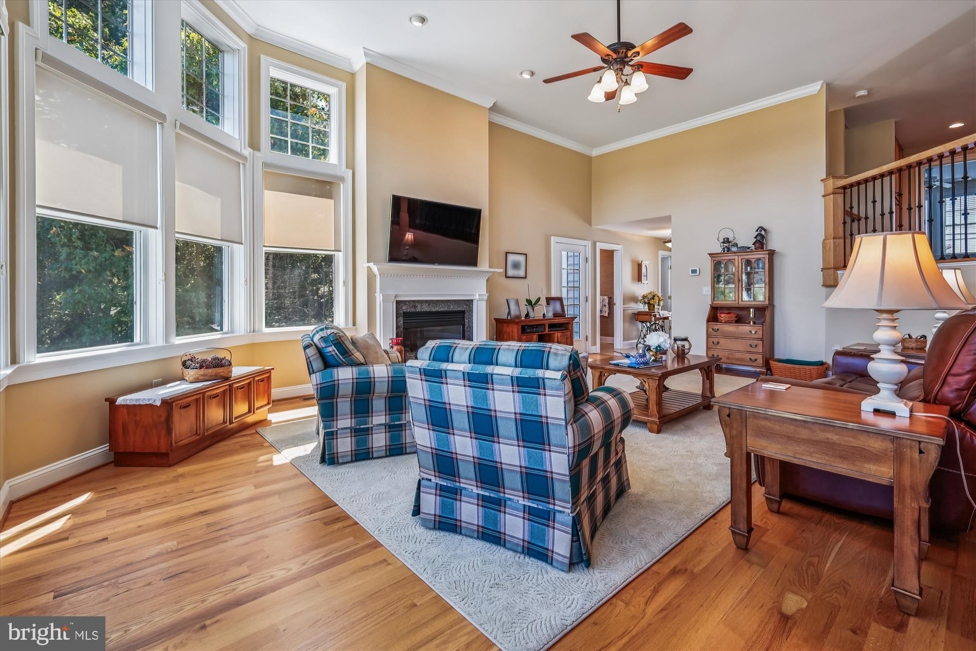 635 Dominion Road Chester, MD 21619 - Photo 22 of 50 a living room with furniture fireplace and flat screen tv