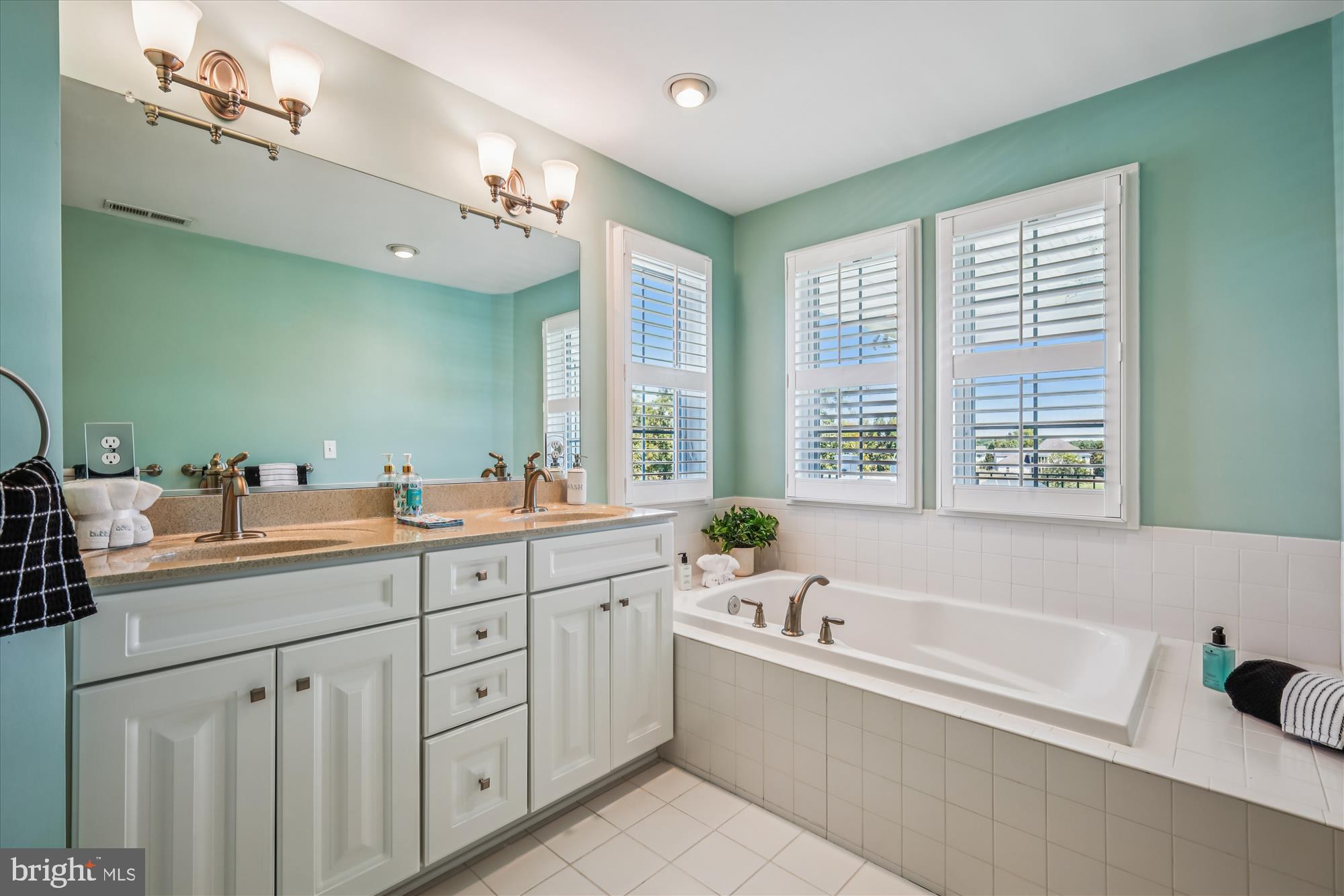635 Dominion Road Chester, MD 21619 - Photo 38 of 50 a bathroom with a tub a sink and mirror