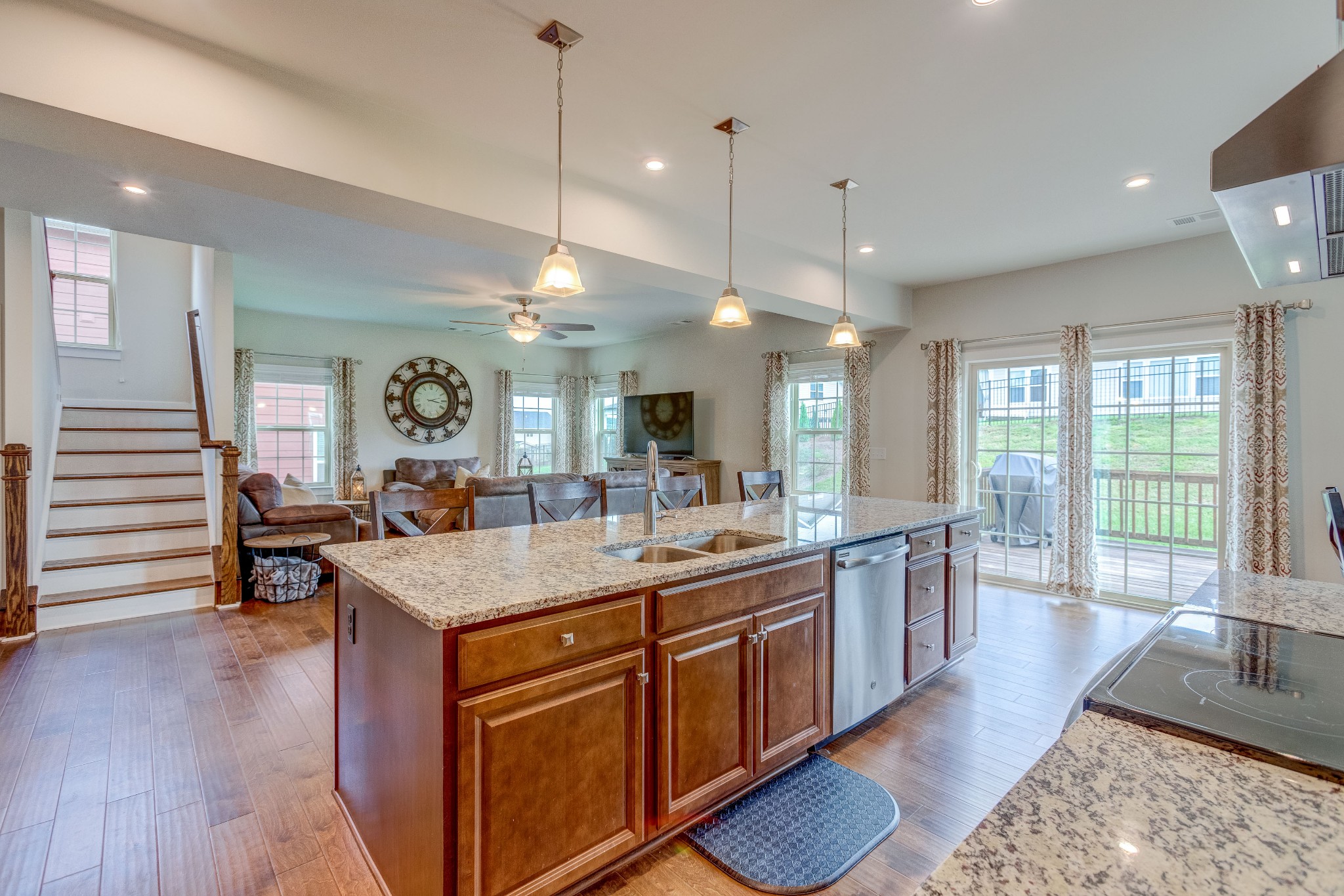 315 Collier Road Mount Juliet, TN 37122 - Photo 7 of 34 a kitchen with sink stove and wooden floor