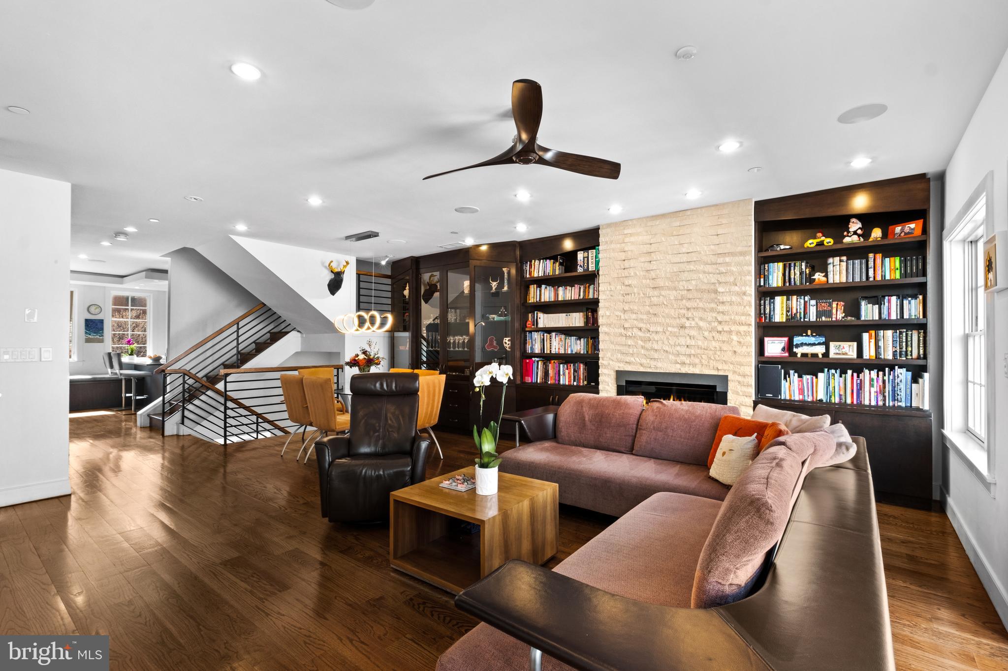 1815 Lombard Street Philadelphia, PA 19146 - Photo 17 of 79 a living room with furniture and wooden floor