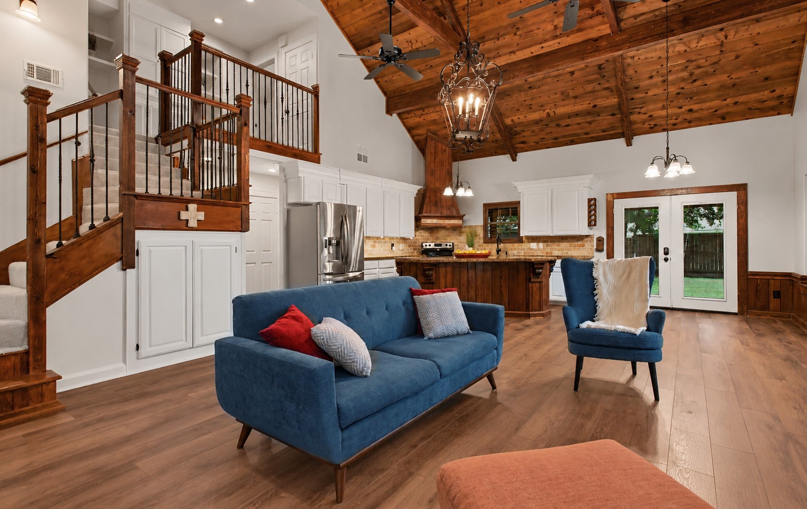 312 Springwood Drive Conroe, TX 77385 - Photo 14 of 50 The open layout is perfect for gathering with family and friends.