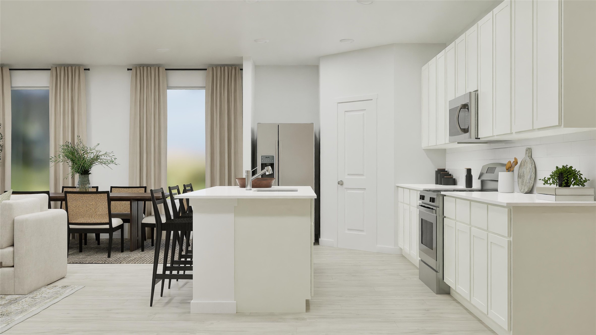 1270 Flint Rdg Loop Salado, TX 76571 - Photo 22 of 40 a kitchen with appliances cabinets and a table
