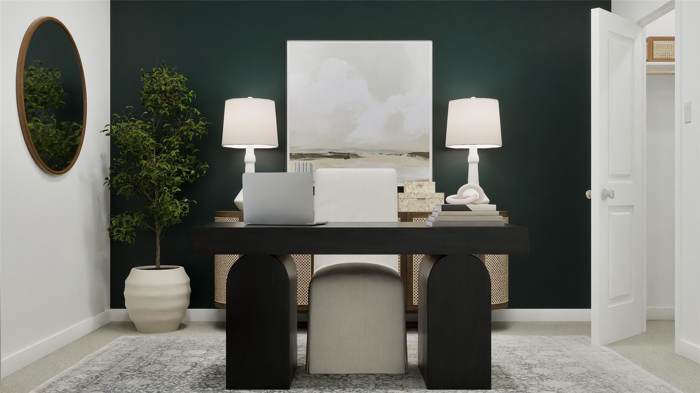 1270 Flint Rdg Loop Salado, TX 76571 - Photo 9 of 40 a living room with a sink and a mirror