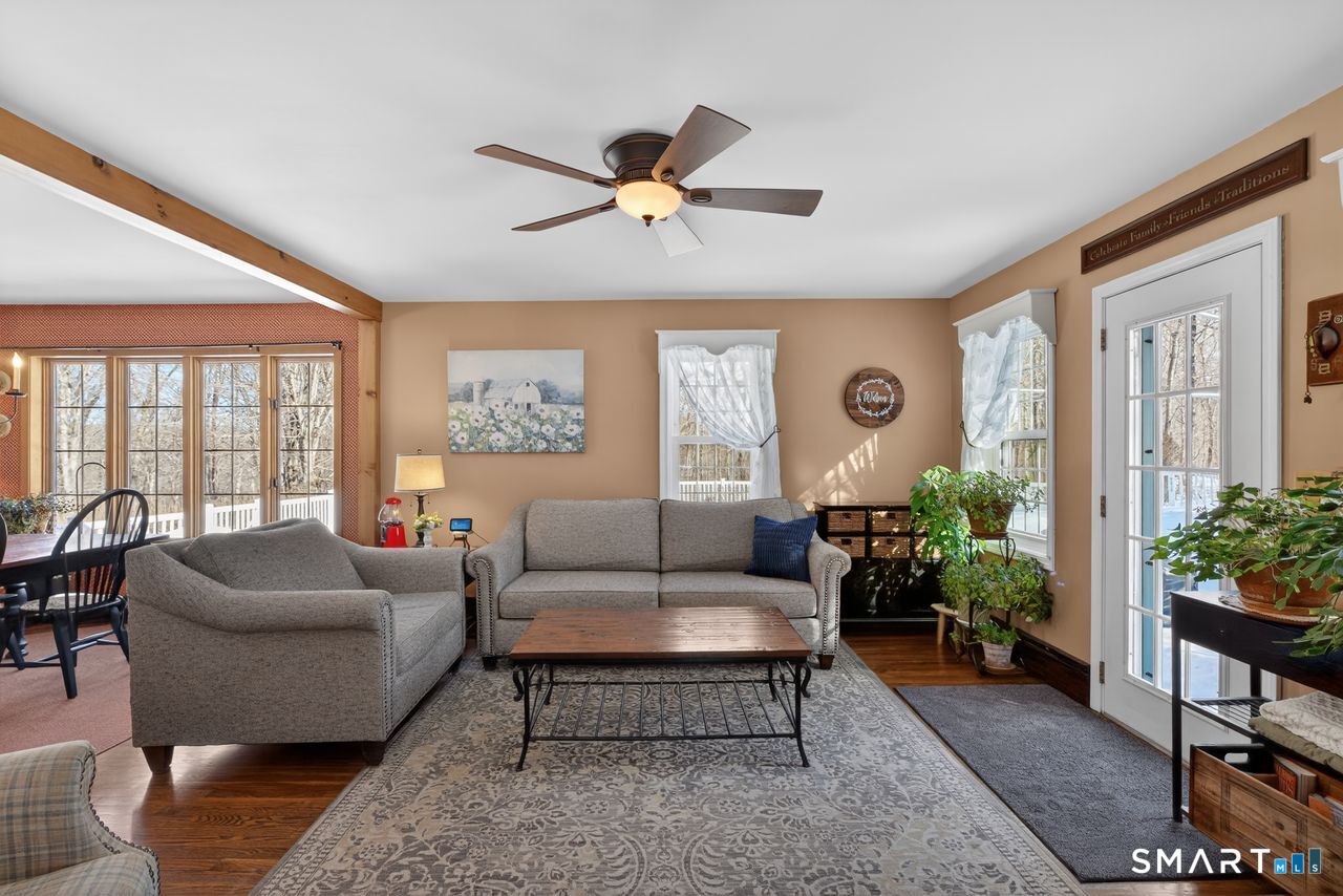 4 Hunters Ridge Road Killingworth, CT 06419 - Photo 13 of 40 a living room with furniture potted plant and a window