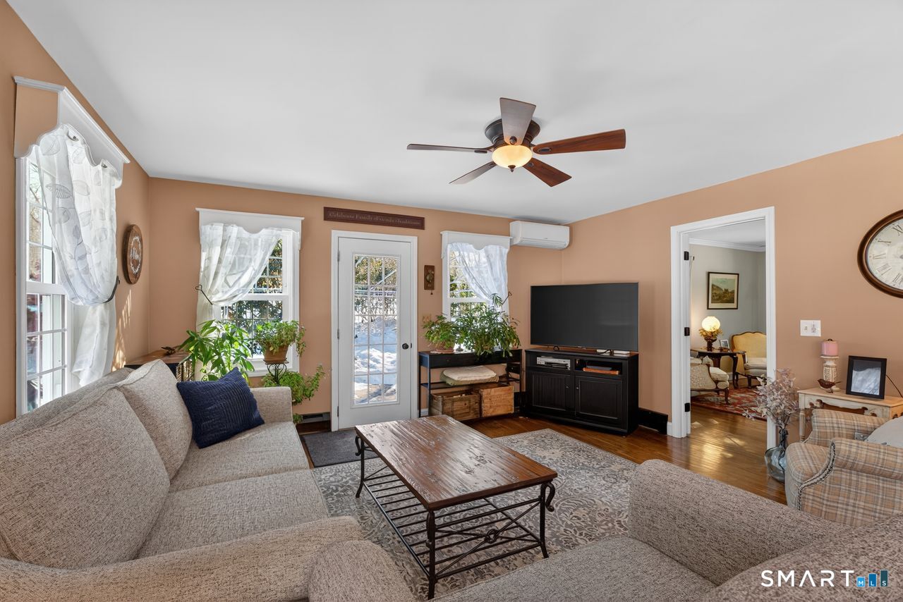 4 Hunters Ridge Road Killingworth, CT 06419 - Photo 15 of 40 a living room with furniture and a flat screen tv