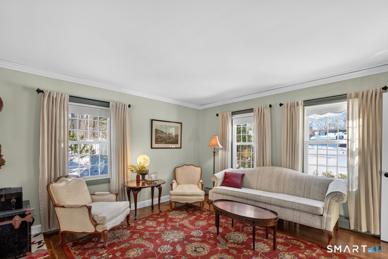 4 Hunters Ridge Road Killingworth, CT 06419 - Photo 9 of 40 a living room with furniture and a large window