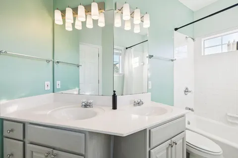 a view of a city with tall buildings