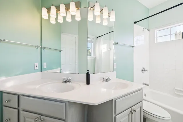 a view of a city with tall buildings