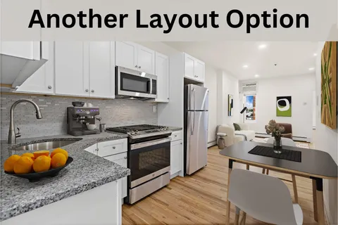 a kitchen with sink a stove and cabinets
