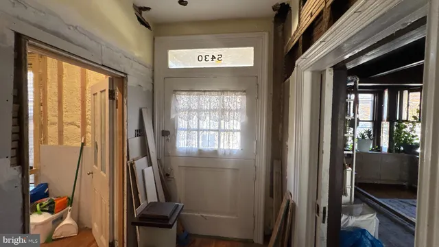 a view of an entryway