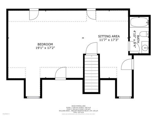 52 Baker Place Newton, MA 02462 - Photo 23 of 24 a picture of a floor plan