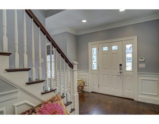 52 Baker Place Newton, MA 02462 - Photo 3 of 24 a view of entryway and hall with wooden floor