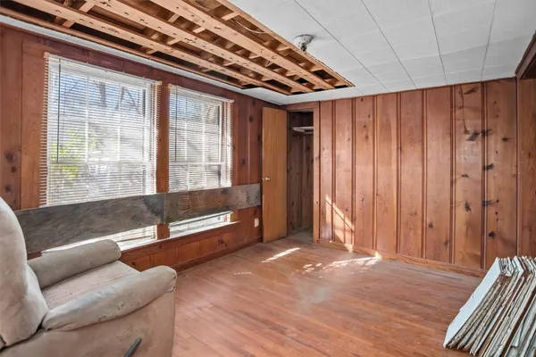 a view of livingroom with furniture and window