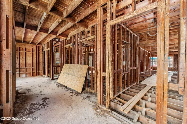 front view of a building with a street