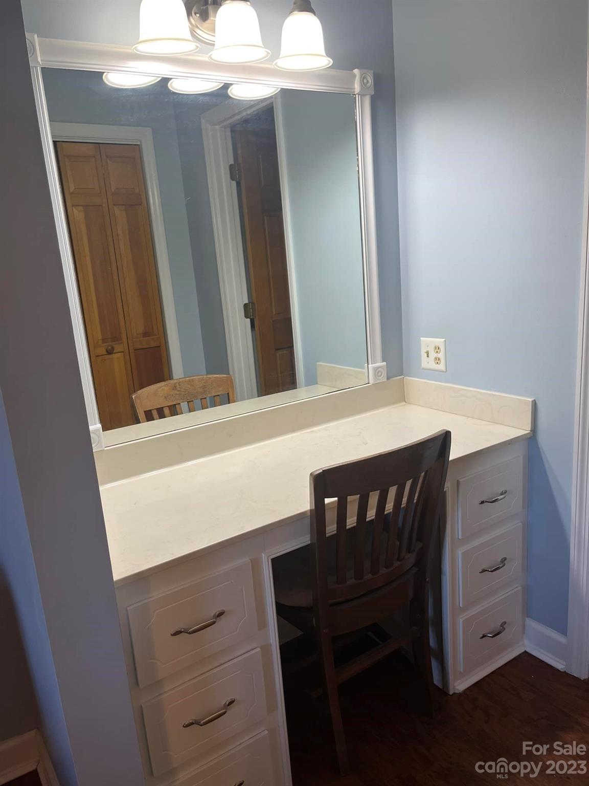 20909 Highway 9 Mount Croghan, SC 29727 - Photo 14 of 21 a bathroom with a sink a vanity and a mirror