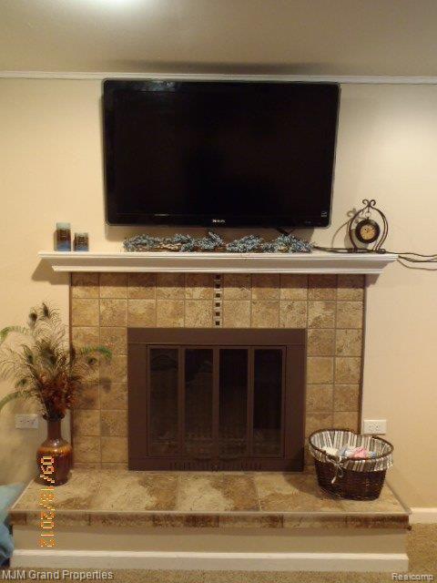 22900 Sumpter Road Belleville, MI 48111 - Photo 7 of 17 22900 Sumpter Natural Fireplace.