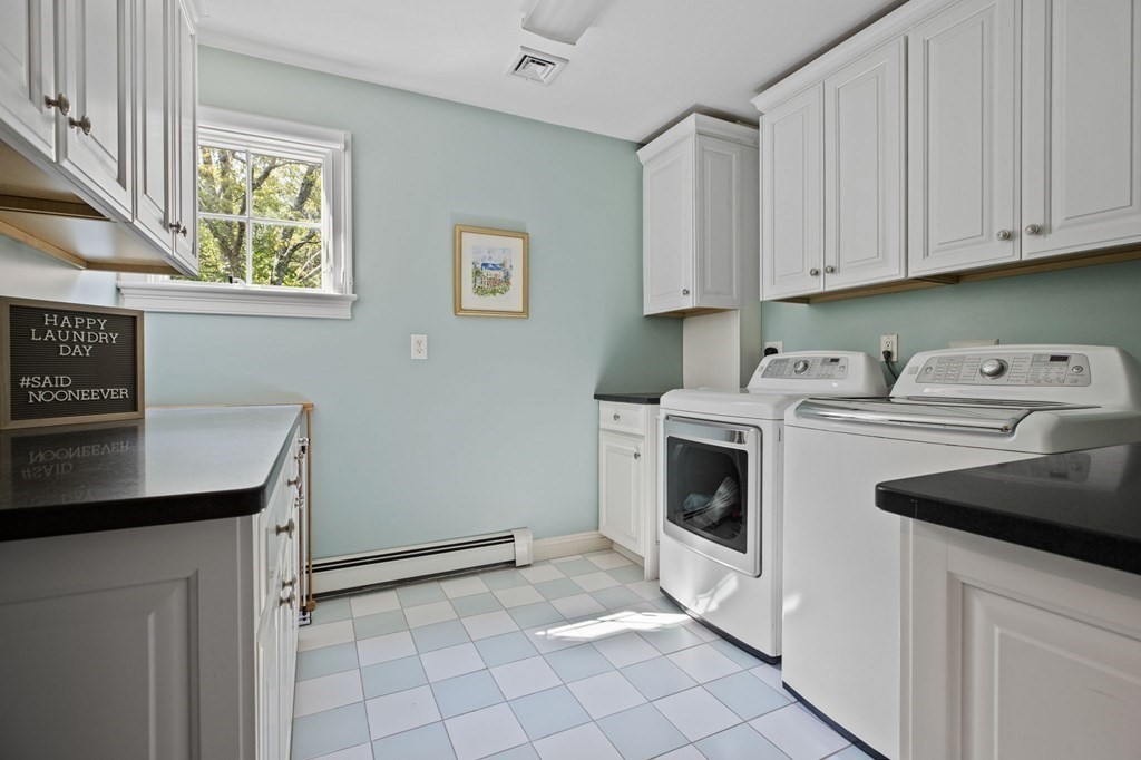 352 Clapp Road Scituate, MA 02066 - Photo 26 of 41 a utility room with dryer washer and a sink