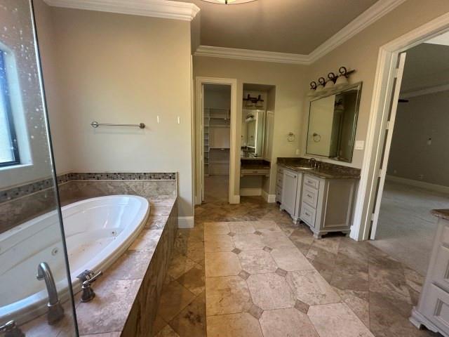 801 Glenmont Road Keller, TX 76248 - Photo 22 of 34 a bathroom with a tub sink and mirror