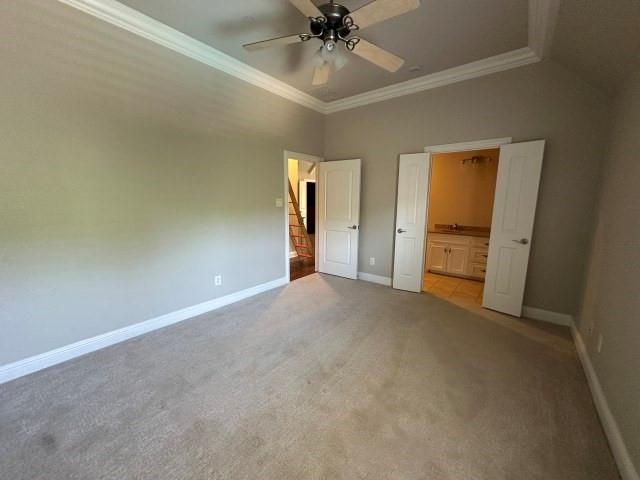 801 Glenmont Road Keller, TX 76248 - Photo 29 of 34 an empty room with a ceiling fan and entryway