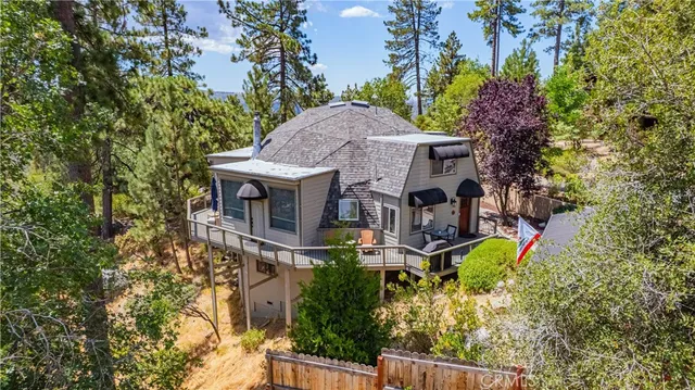 a view of a garden with potted plants
