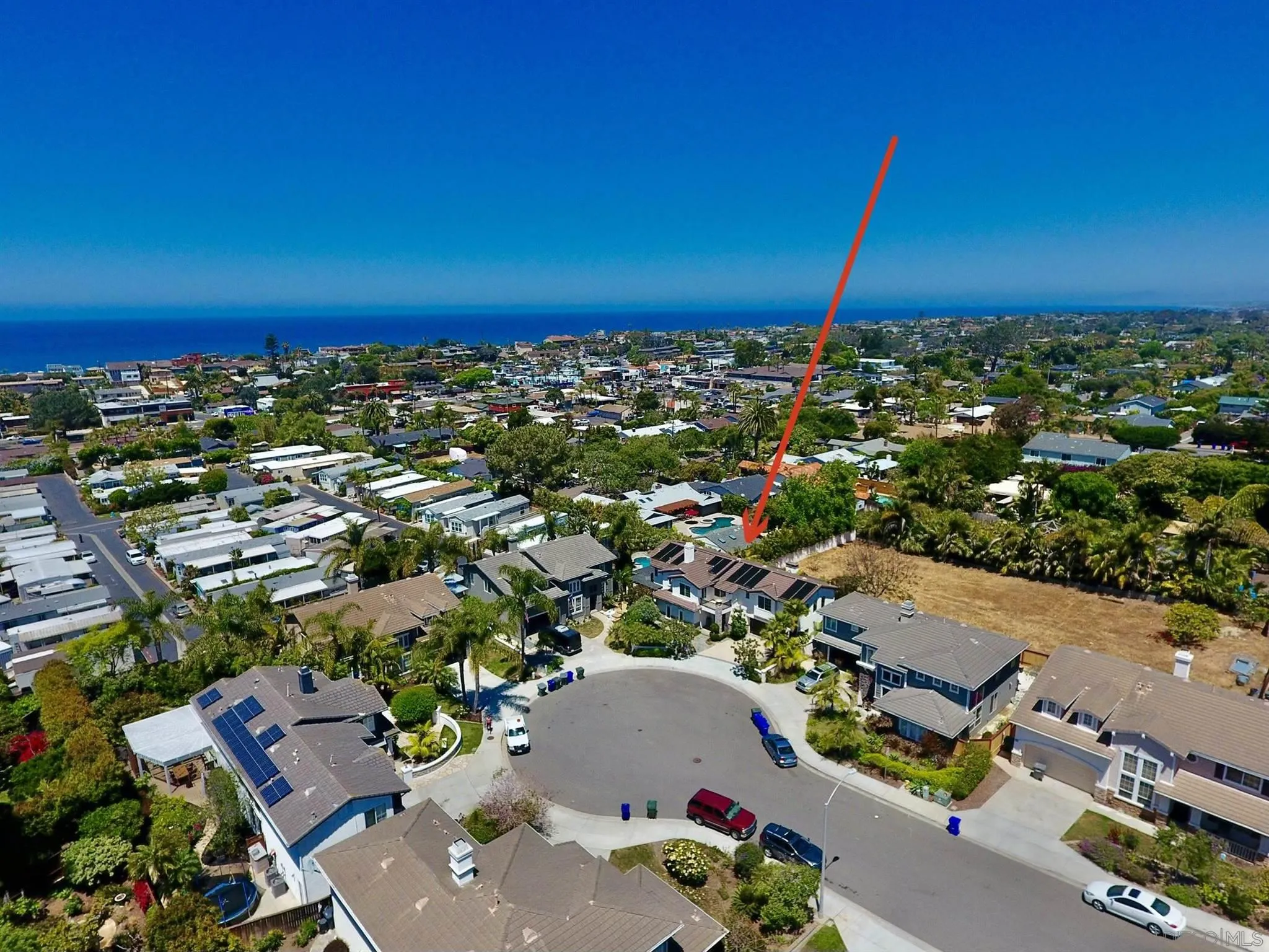 220 Jacob Lane Encinitas, CA 92024 - Photo 2 of 40 an aerial view of residential houses with outdoor space and street view