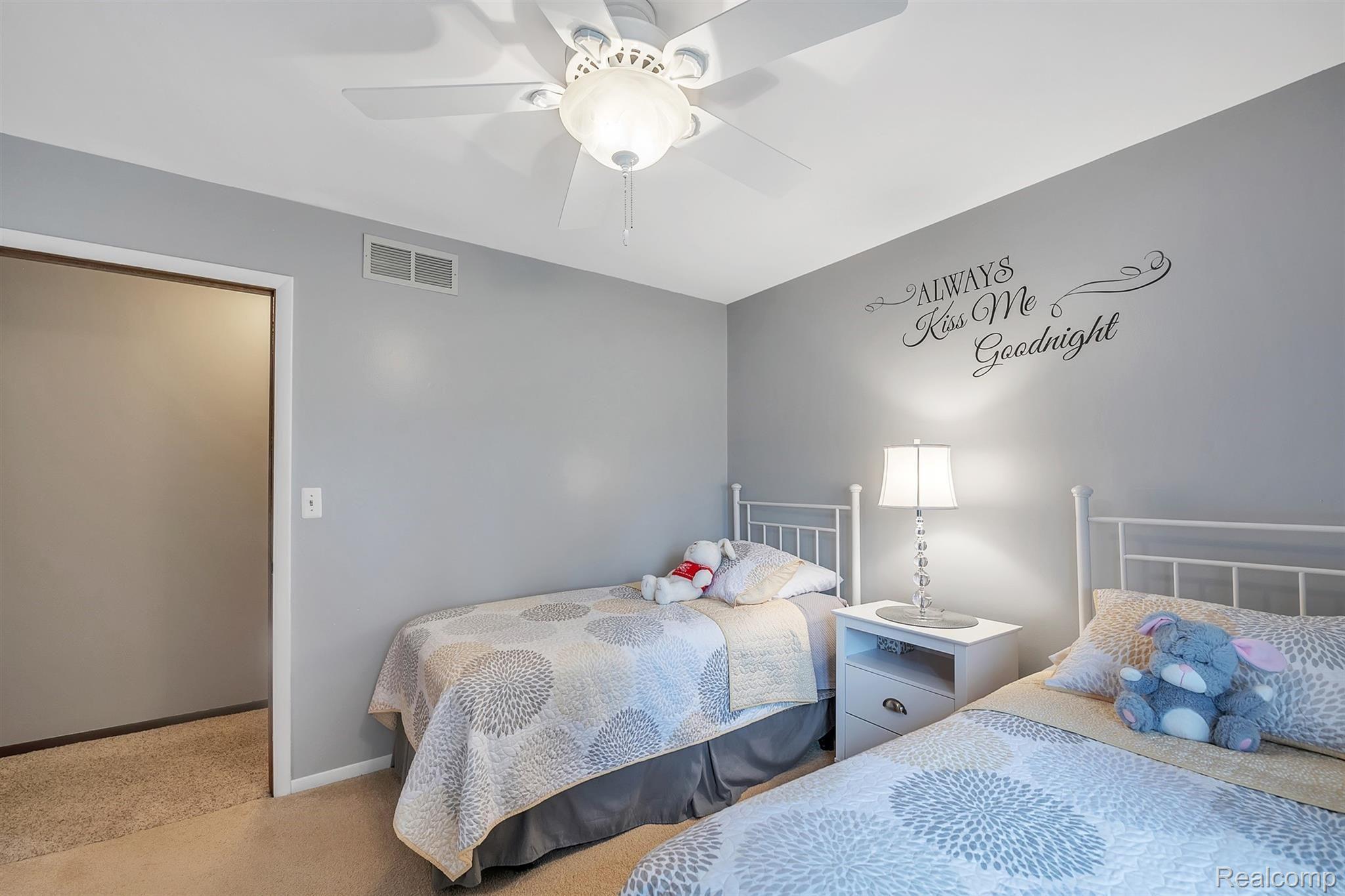 3876 Innisfree Road Howell, MI 48855 - Photo 15 of 31 2nd Bedroom with Fresh Paint and Trim