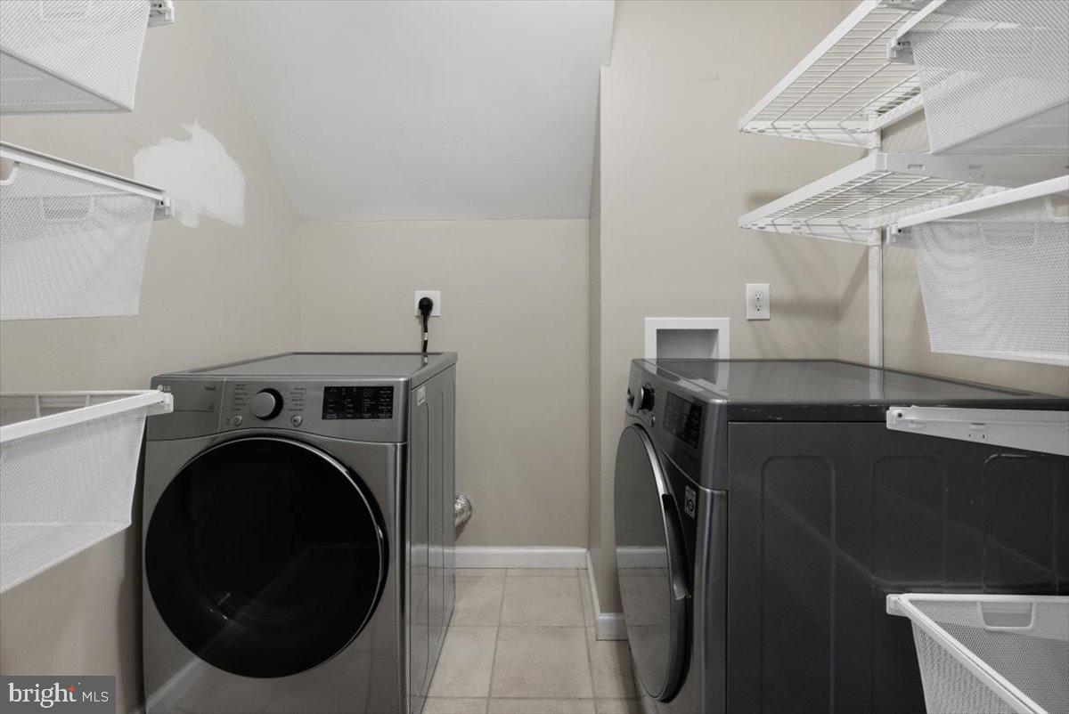 441 Shady Creek Road Clear Brook, VA 22624 - Photo 34 of 46 a utility room with dryer and washer