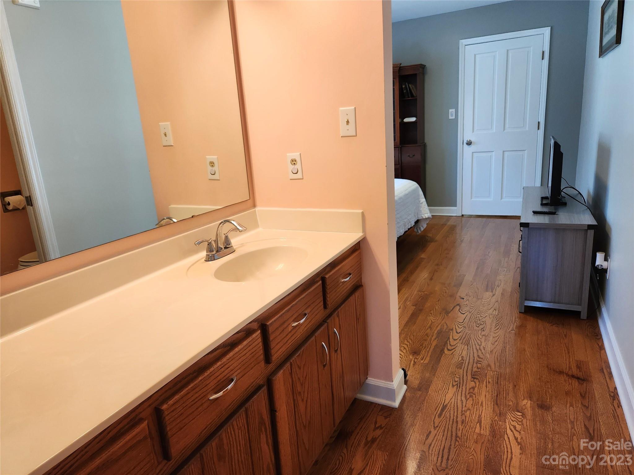 1101 Running Brook Road Midland, NC 28107 - Photo 22 of 48 a bathroom with a sink and a mirror