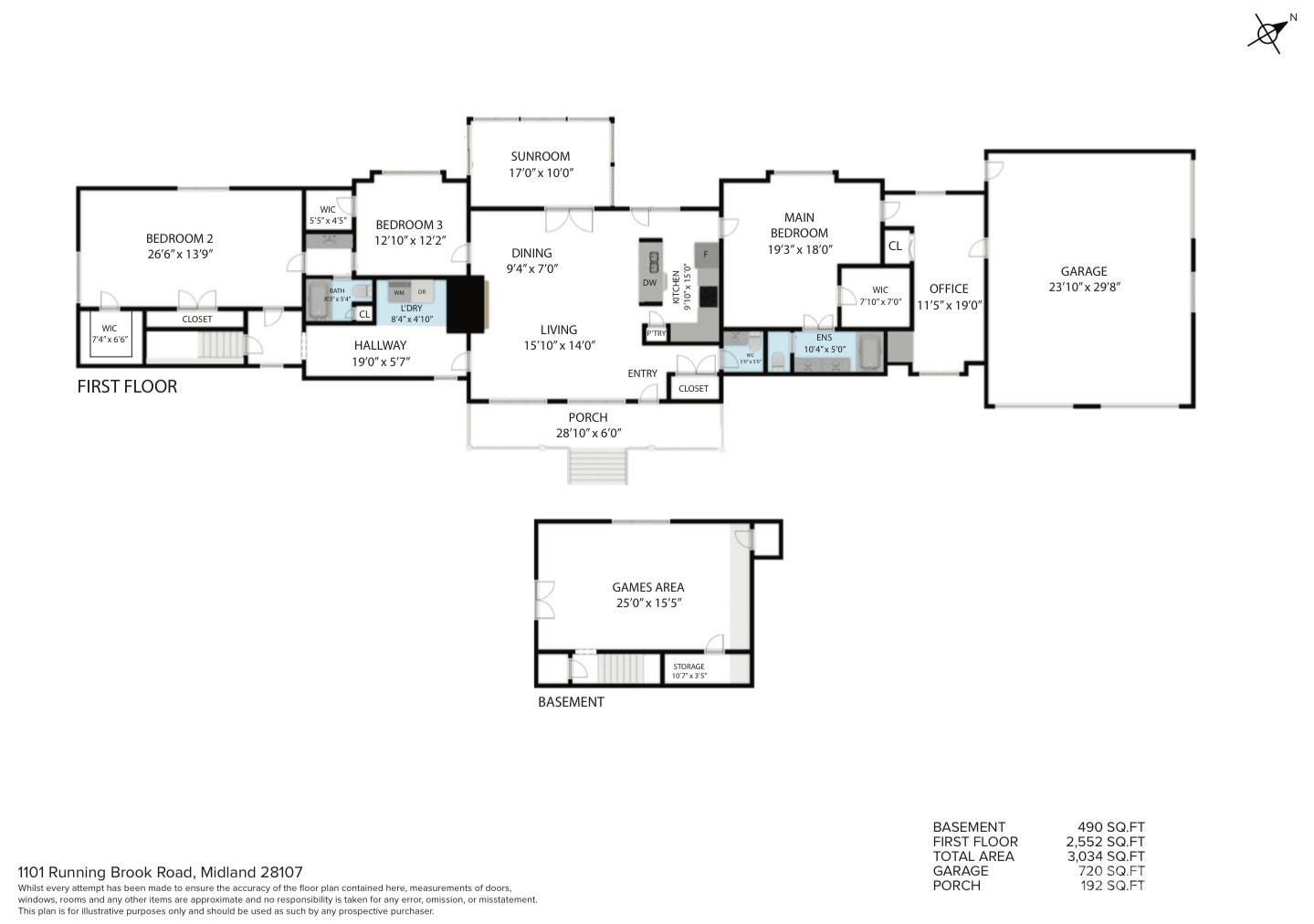 1101 Running Brook Road Midland, NC 28107 - Photo 48 of 48 a picture of a floor plan